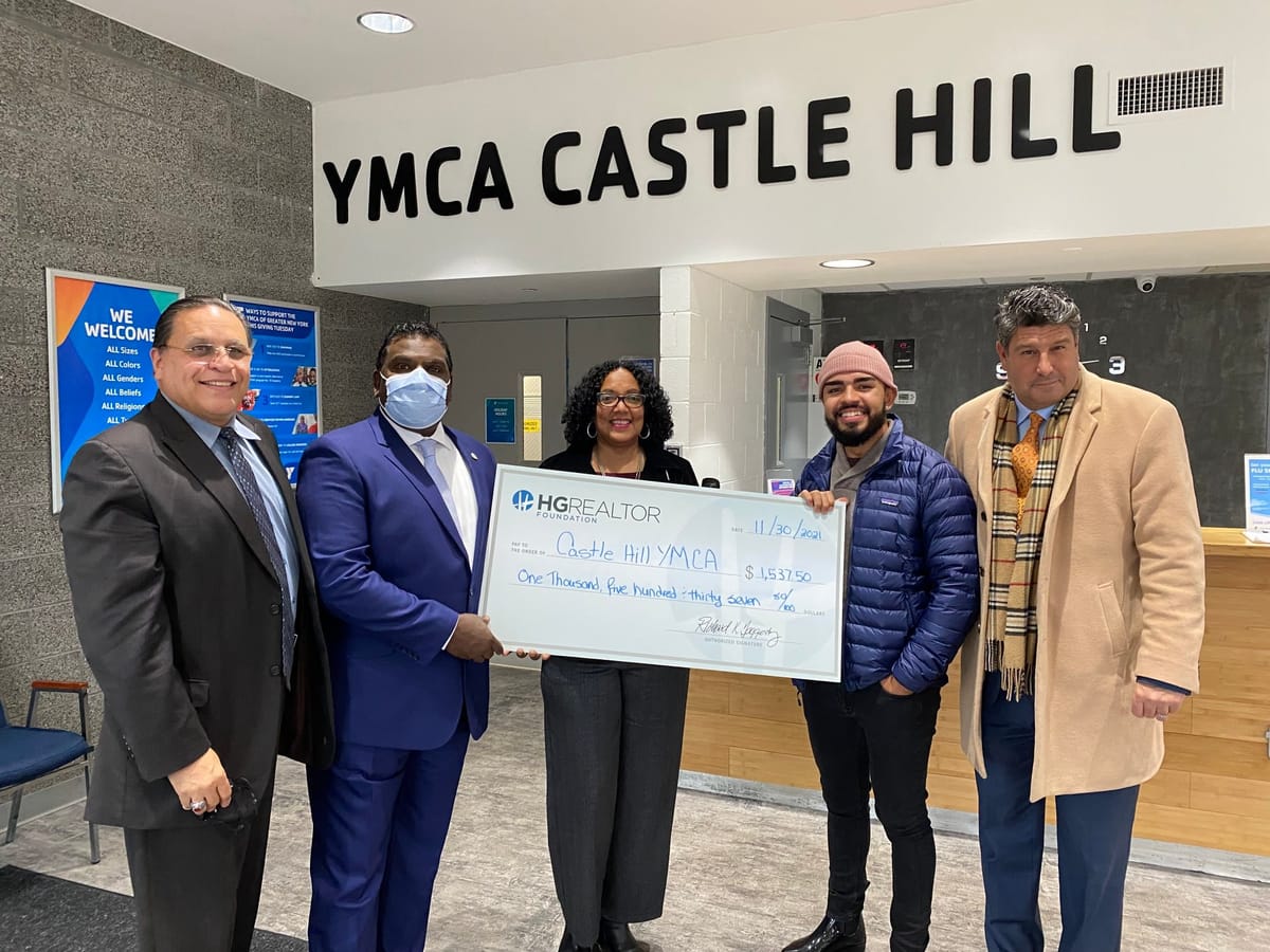 On Giving Tuesday Hudson Gateway Realtor Foundation, Inc. presented a